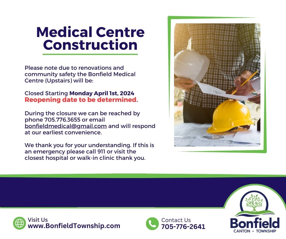Image for Public Notice - Medical Centre Construction